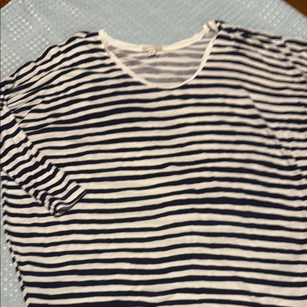 GAP S Striped Navy and White T-Shirt - Picture 8 of 12